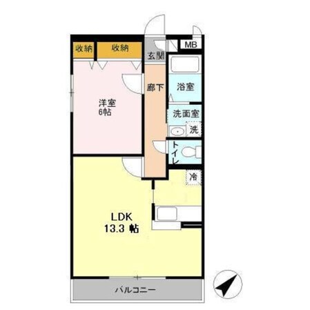 エスペランサの物件間取画像